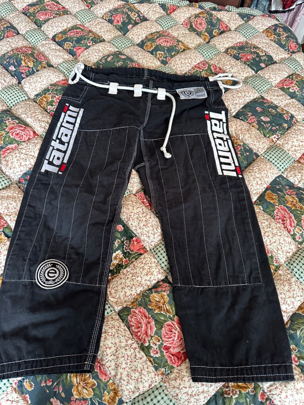 A—Men’s Black BJJ / Grappling Pants